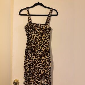 SHEIN Leopard Print Mini Dress